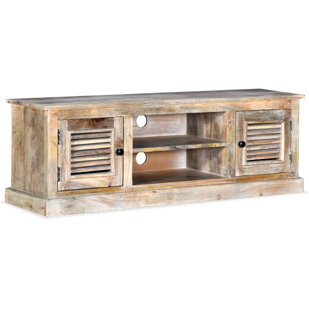 vidaXL Meuble TV en bois de manguier massif