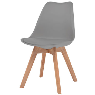 vidaXL Chaises de salle à manger 6 pcs Gris Plastique