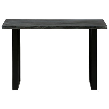 vidaXL Console en bois de mindi massif 110 x 35 x 75 cm Gris
