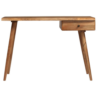 vidaXL Bureau en bois d'acacia massif 110 x 50 x 76 cm