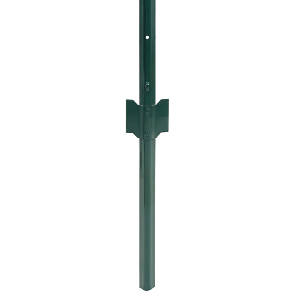 vidaXL Metallzaun Stahl 20 x 1,5 m Grün