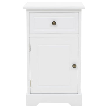 vidaXL Table de chevet en MDF et pin 35x32x59 cm