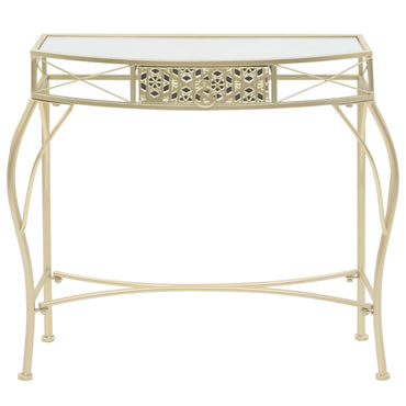 vidaXL Beistelltisch Französischer Stil Metall 82x39x76 cm Golden