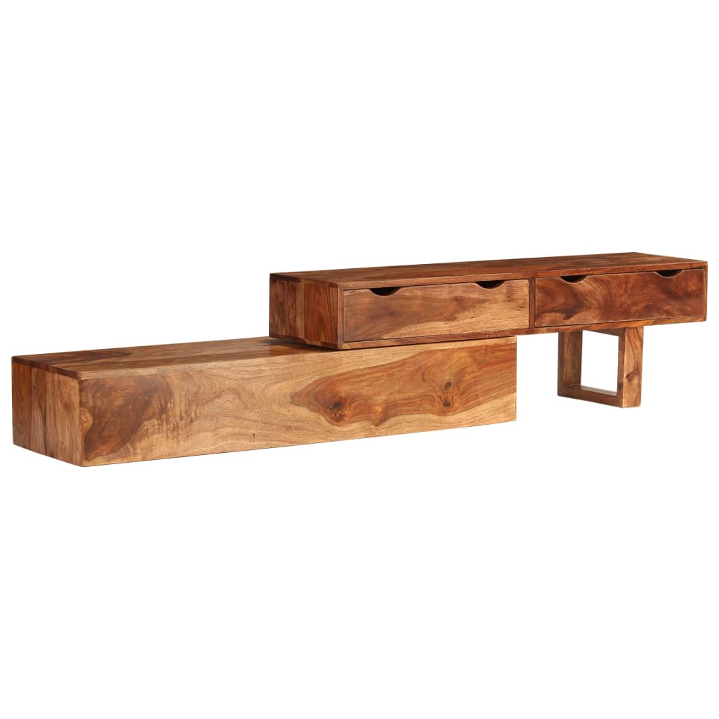 Meuble TV vidaXL 200x30x35 cm Bois d'acacia massif