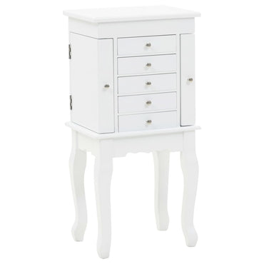 vidaXL Schmuckschrank Weiß