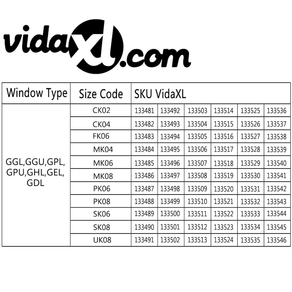 vidaXL Plissé Crème SK08