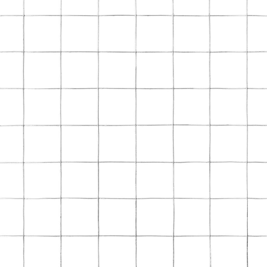 vidaXL Grillage Acier galvanisé 10x0,5 m Argenté