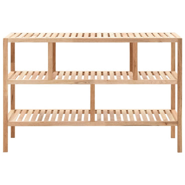 vidaXL Badregal Massivholz Walnuss 100x40x65 cm