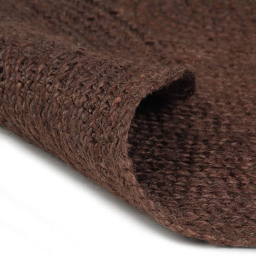 vidaXL Tapis fait main jute rond 150 cm marron