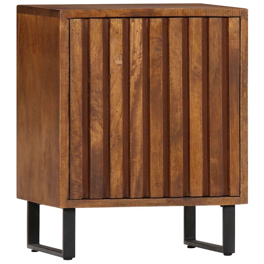 vidaXL Table de chevet 40x30x50 cm Bois de manguier massif