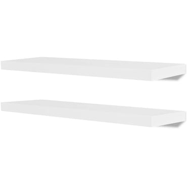 vidaXL Étagères murales 4 pcs Blanc 80 cm