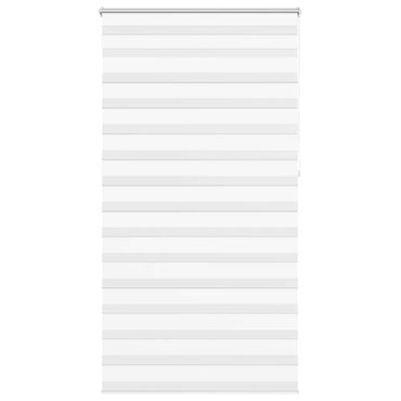 vidaXL Store enrouleur double 120,9 x 230 cm, largeur du tissu 116,7 cm, blanc