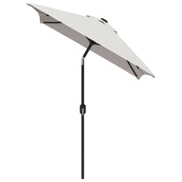 vidaXL Parasol 200x300 cm Blanc Sable Rectangulaire