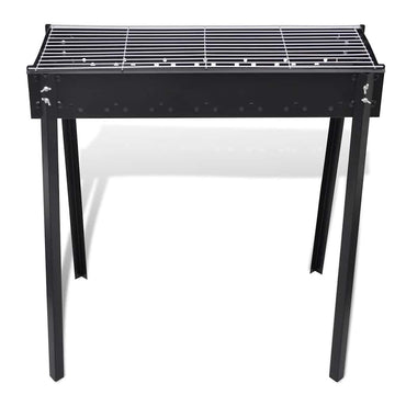 BBQ Grill Säulengrill Standgrill Kohlegrill Barbeque Quadratisch