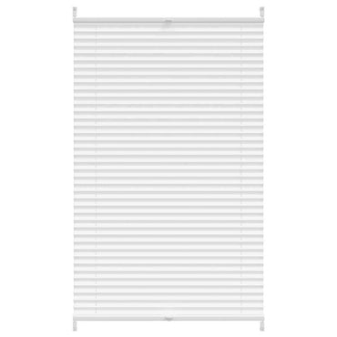 vidaXL Store plissé occultant 70 x 125 cm Blanc