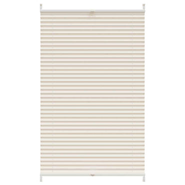 vidaXL Store plissé occultant 90x100 cm crème