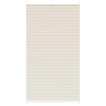 Store plissé occultant 100x200cm Crème