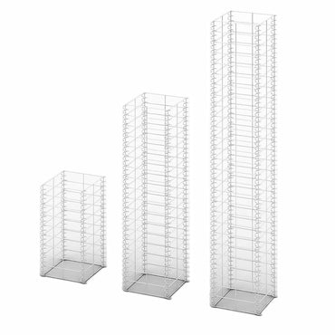 vidaXL Gabionen-Set 3-tlg. Verzinkter Draht