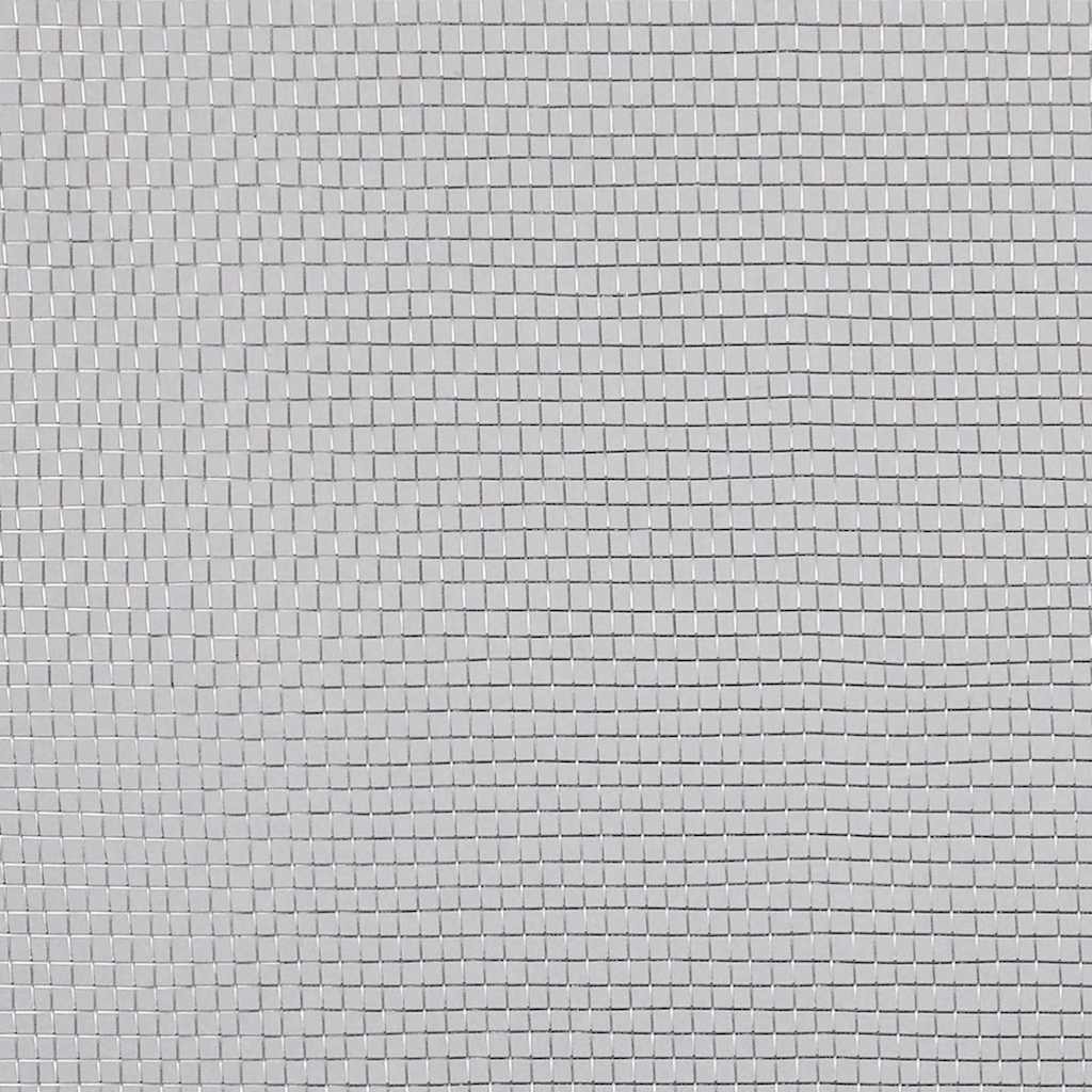 vidaXL Fliegengitter Aluminium 100x500 cm Silbern