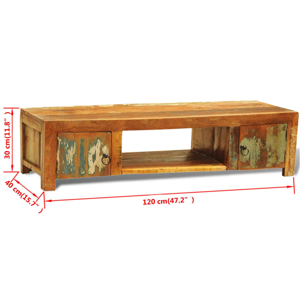 vidaXL TV-Schrank mit 2 Türen Altholz Vintage