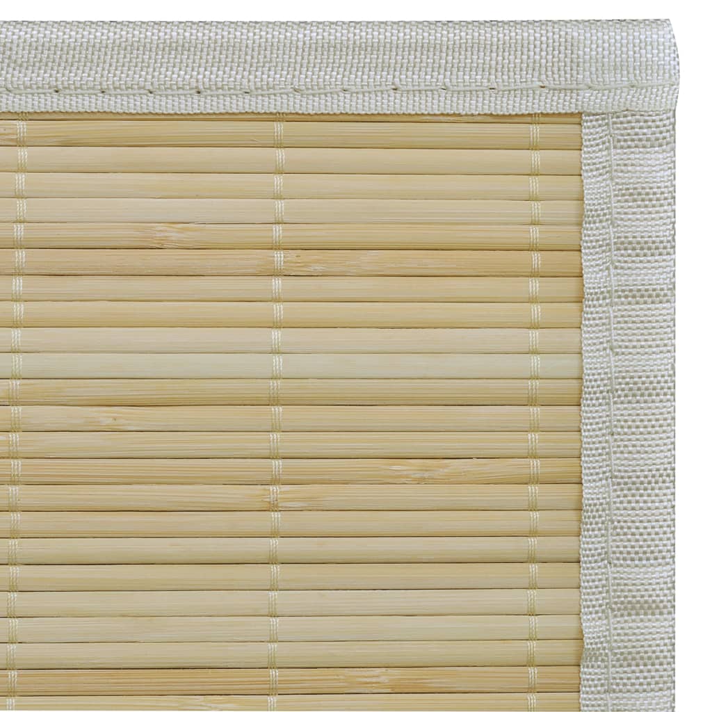 Tapis en bambou naturel Rectangulaire 80x200 cm