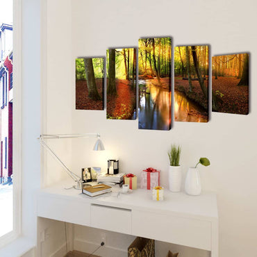 Set de décoration murale Forêt 200 x 100 cm