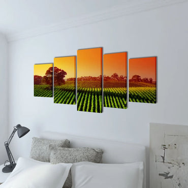 Tableaux décoration lot agriculture 100 x 50 cm