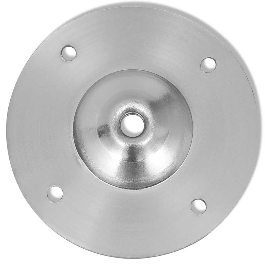 2 x Teleskopfuß Stützfuß Tischbein Edelstahl 710mm-1100mm