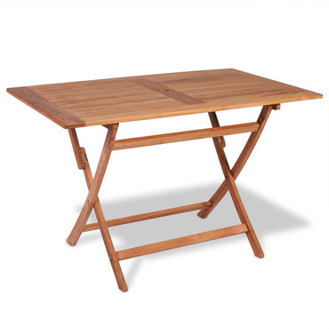 vidaXL 5-tlg. Garten-Essgruppe Klappbar Massivholz Teak