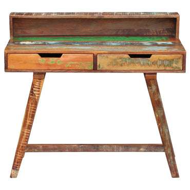vidaXL Bureau en bois de récupération