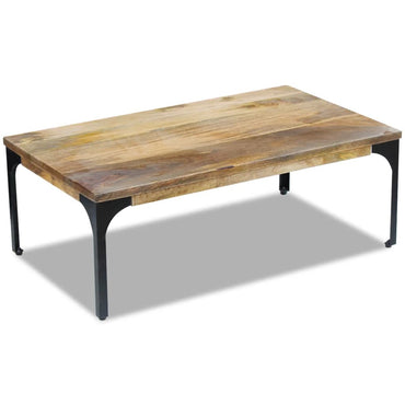 vidaXL Table basse en bois de manguier 100x60x35 cm