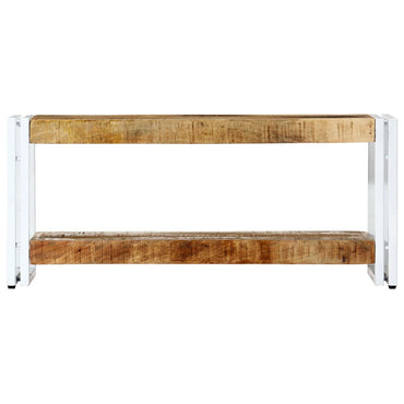 vidaXL Meuble TV 90x30x40 cm Bois de manguier massif