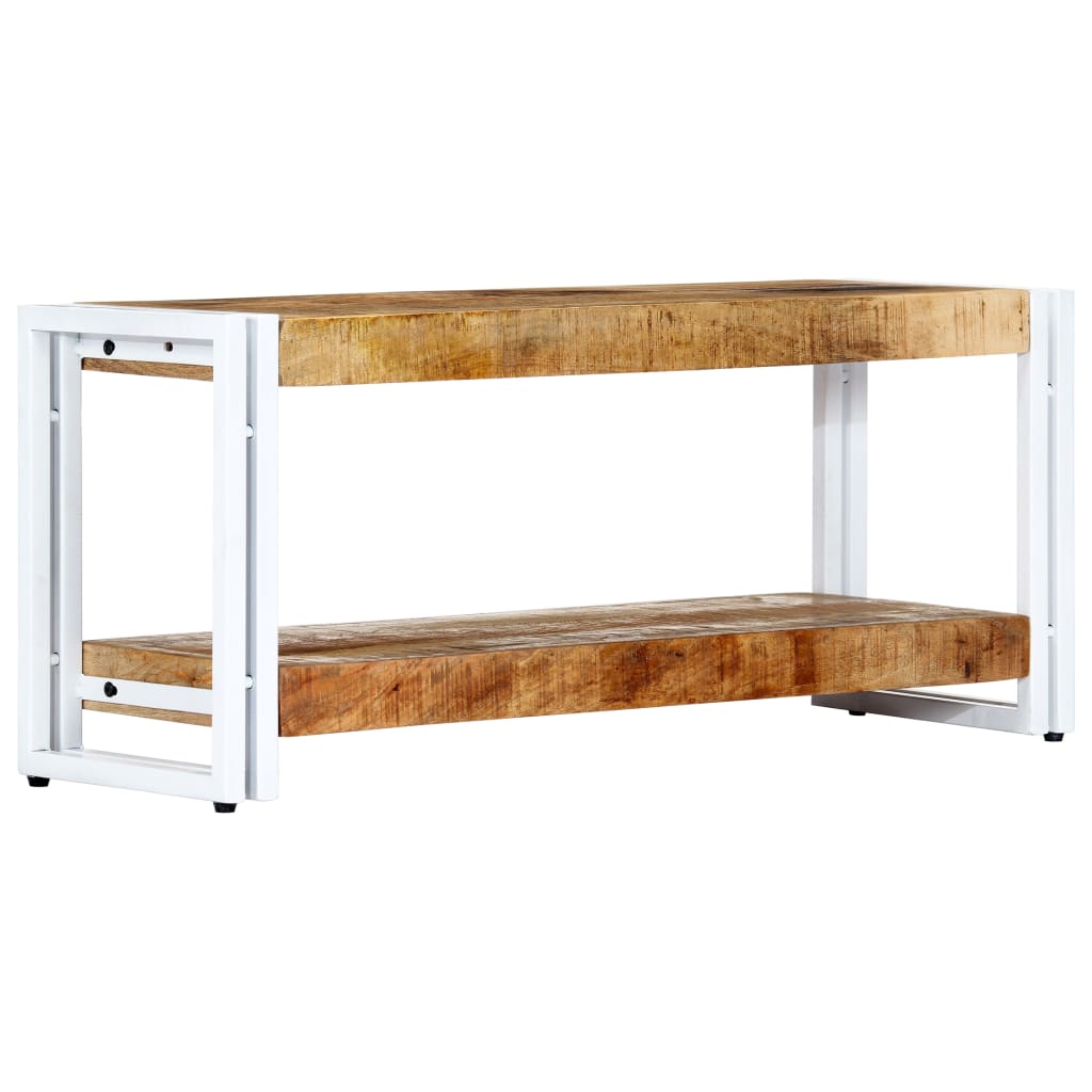 vidaXL Meuble TV 90x30x40 cm Bois de manguier massif