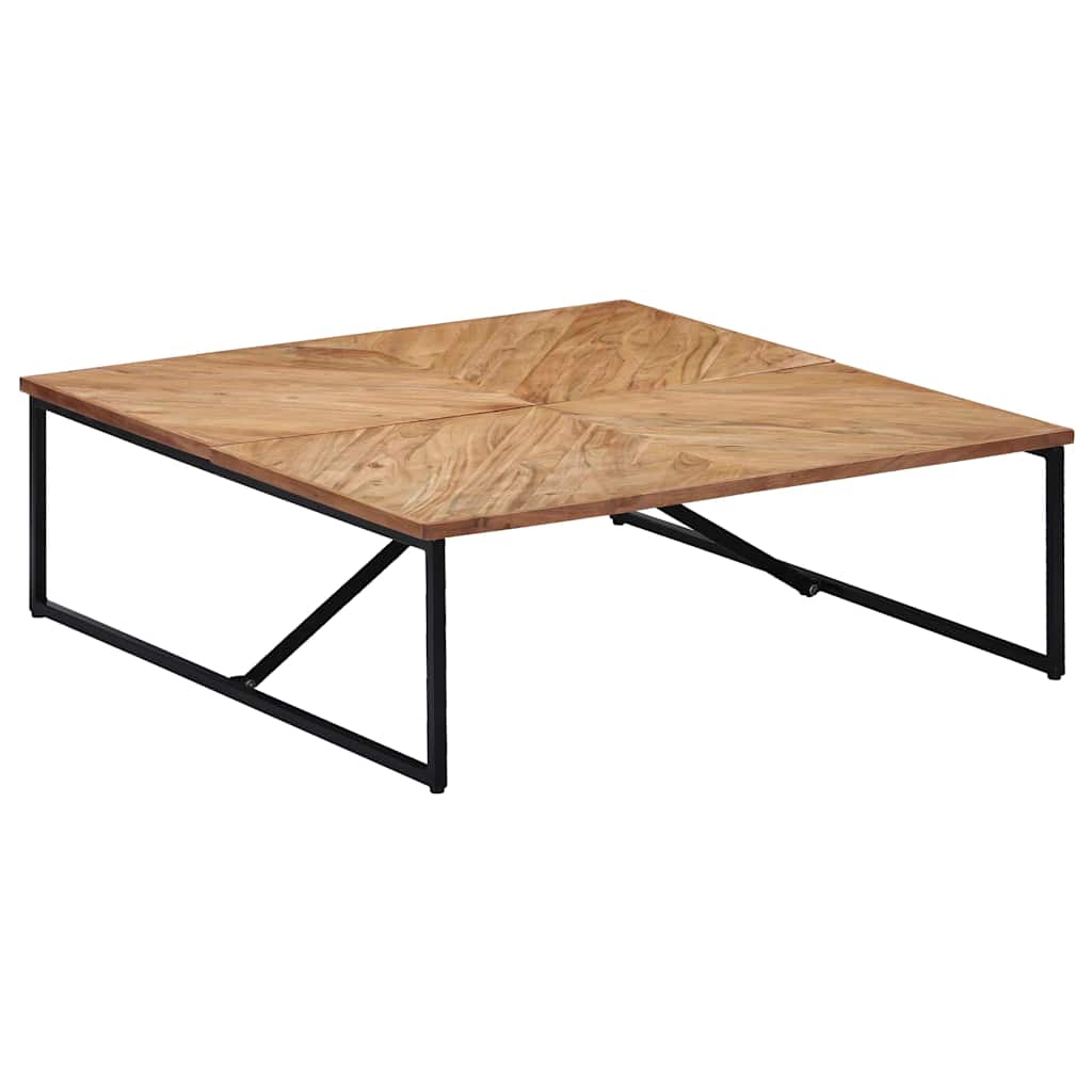 vidaXL Couchtisch 110x110x36 cm Massivholz Akazie