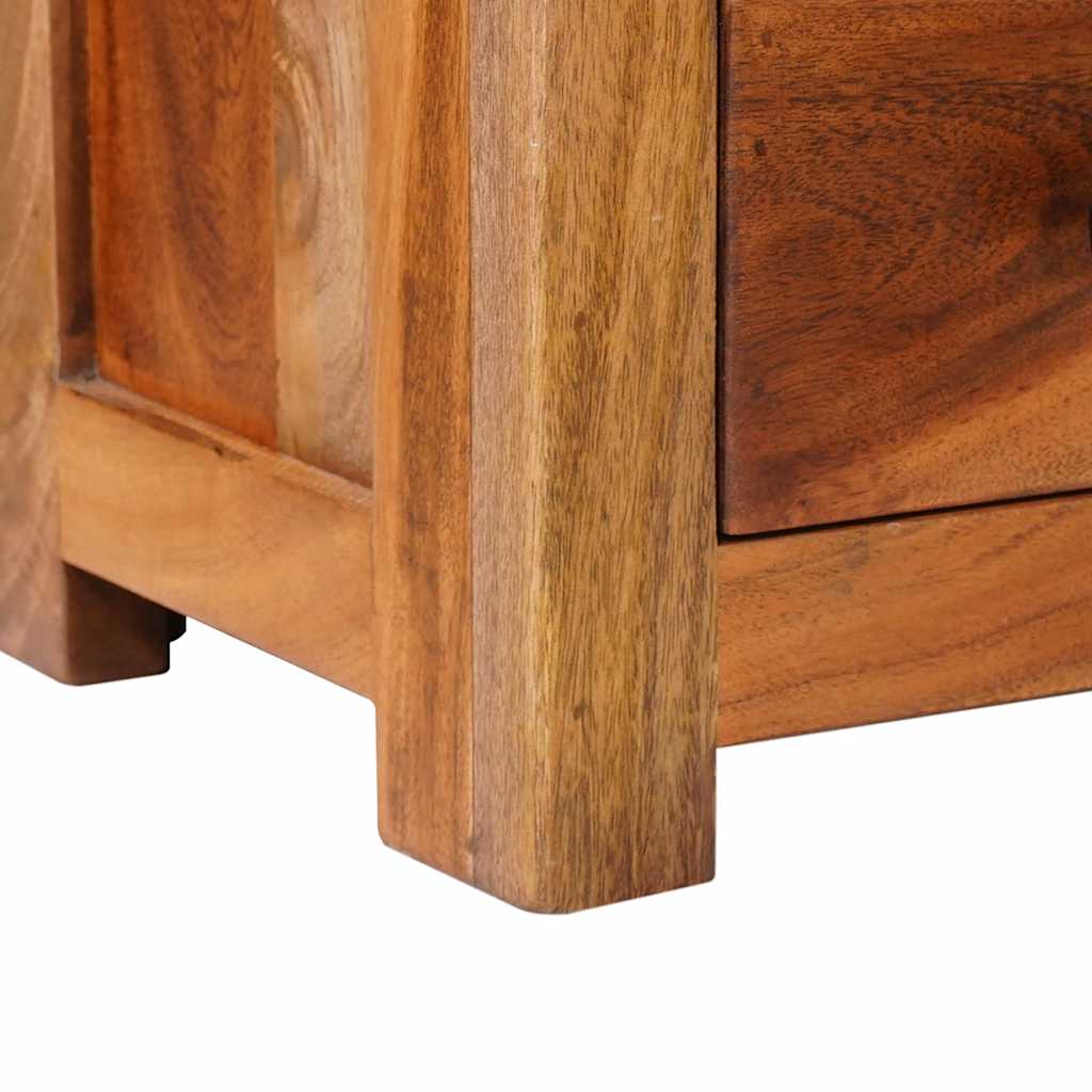 vidaXL Meuble TV 110x30x40 cm Bois massif