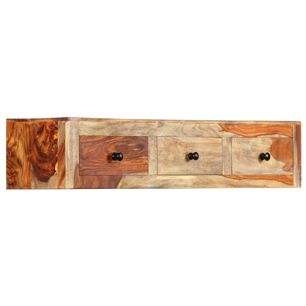 vidaXL Wand-Konsolentisch 100x25x20 cm Massivholz Akazie