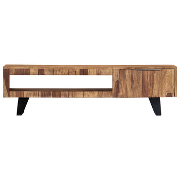 Meuble TV vidaXL 140x30x40 cm en bois d'acacia massif