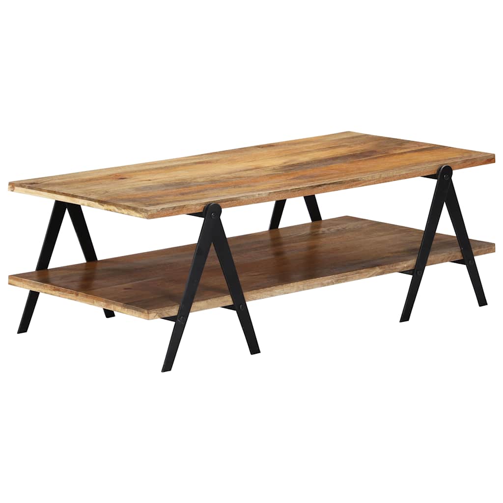 vidaXL Couchtisch 115x60x40 cm Massivholz Mango