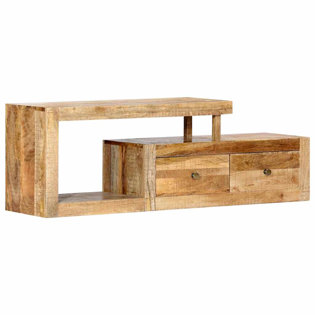 vidaXL Meuble TV 120x30x40 cm Bois de manguier massif