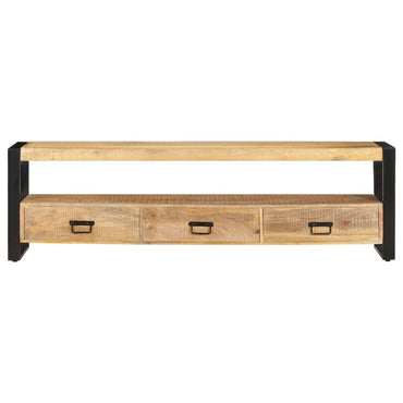 Meuble TV vidaXL 150 x 30 x 45 cm Bois de manguier massif