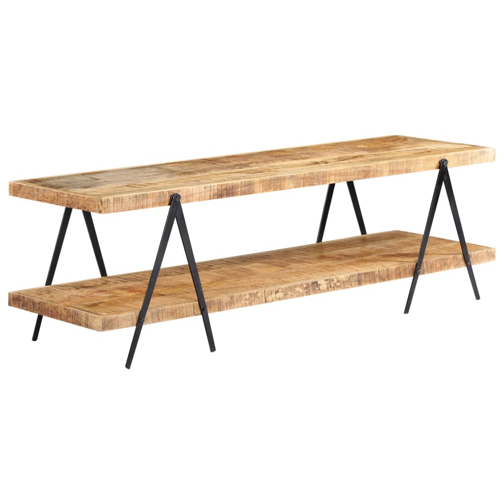 vidaXL Meuble TV 160x40x50 cm Bois de manguier massif