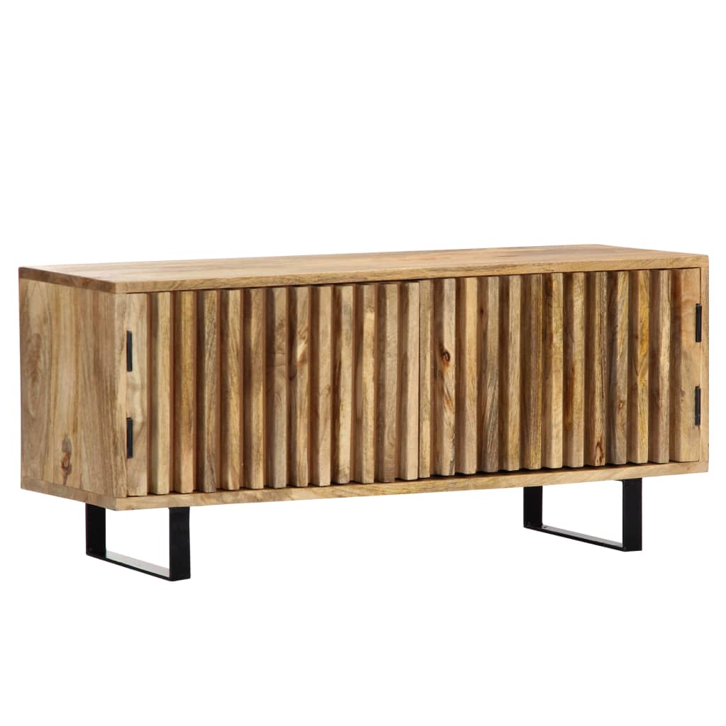 Meuble TV vidaXL 90x30x40 cm Bois de manguier massif