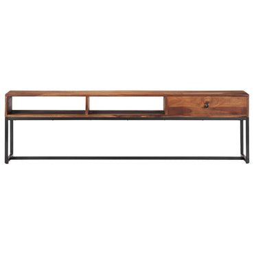 vidaXL Meuble TV 160x30x45 cm Bois d'acacia massif