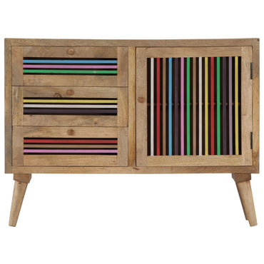 vidaXL Buffet 100x30x75 cm Bois de manguier massif