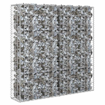 vidaXL Mur de gabion avec couvercle Acier galvanisé 80×20×100 cm