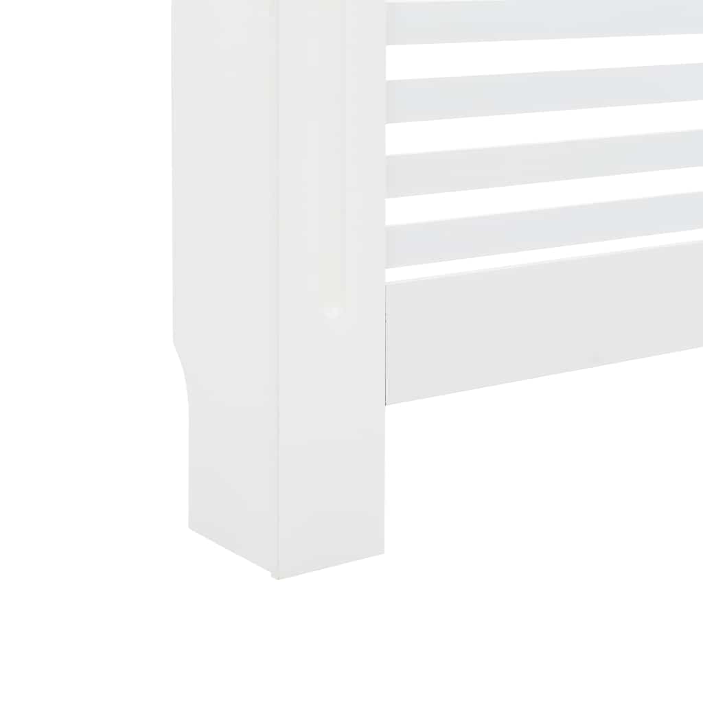vidaXL Heizkörperabdeckung Weiß 112×19×81,5 cm MDF