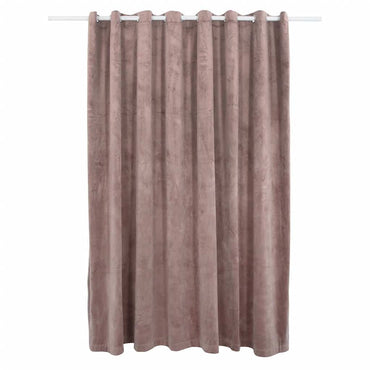 vidaXL Rideau occultant à œillets velours rose antique 290x245 cm