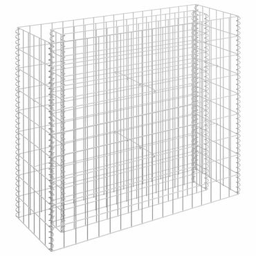 vidaXL Carré potager en gabion Acier galvanisé 90x30x90 cm