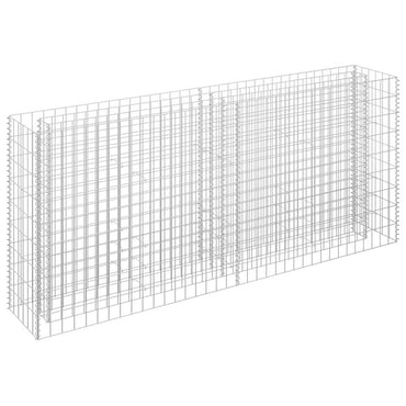 vidaXL Carré potager en gabion Acier galvanisé 180×30×90 cm