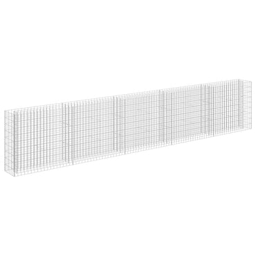 vidaXL Carré potager en gabion Acier galvanisé 450x30x90 cm